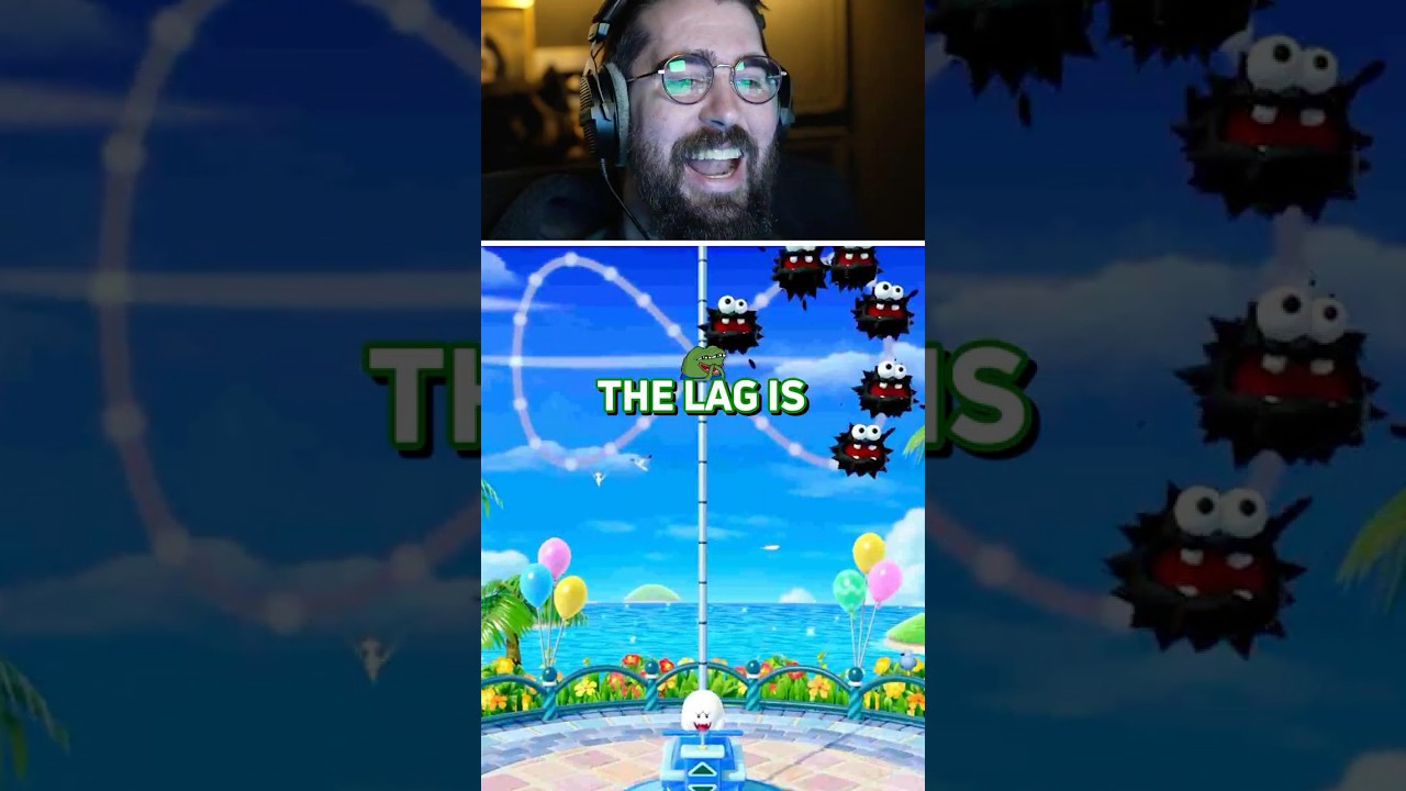 Lagging out the Mario Party server 🤣📶