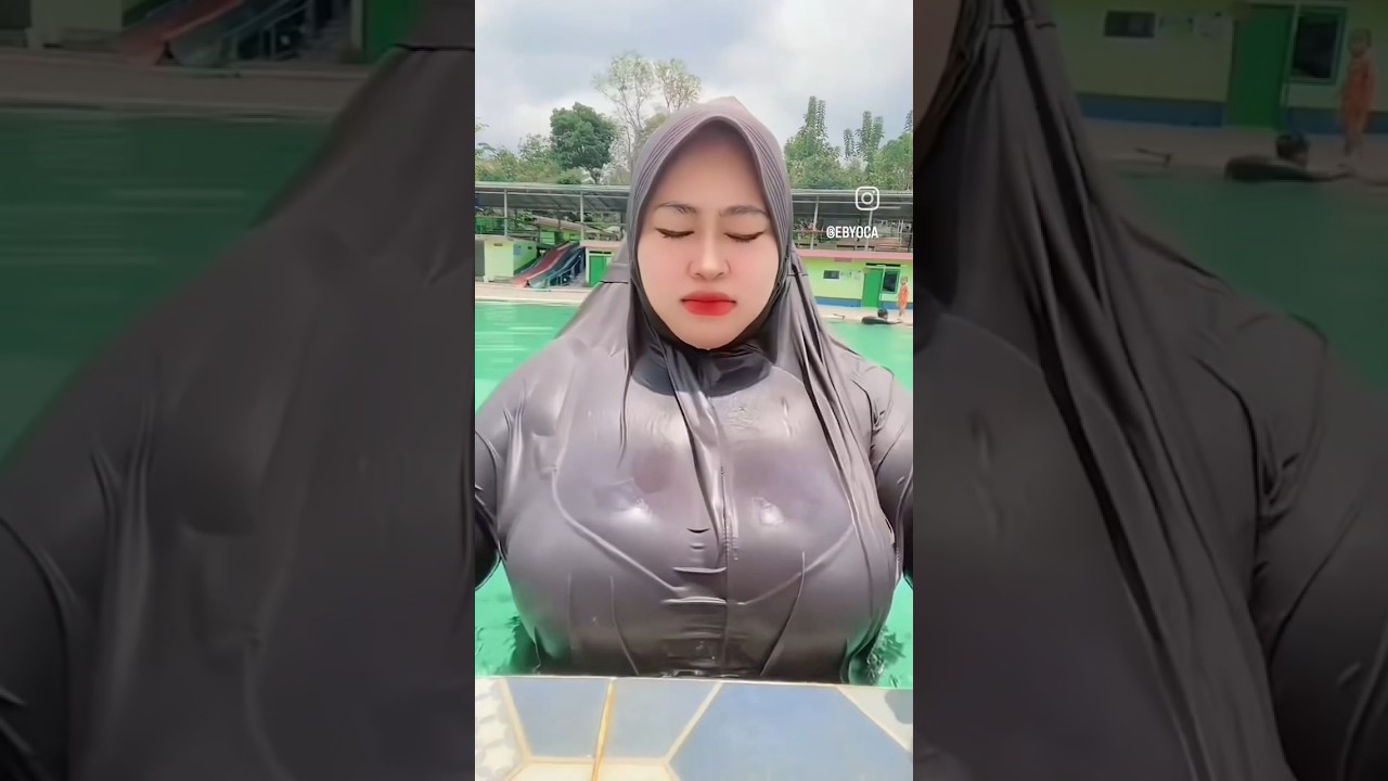 LAGI RENANG #renang #tobrut #hijabers #hijabstyle