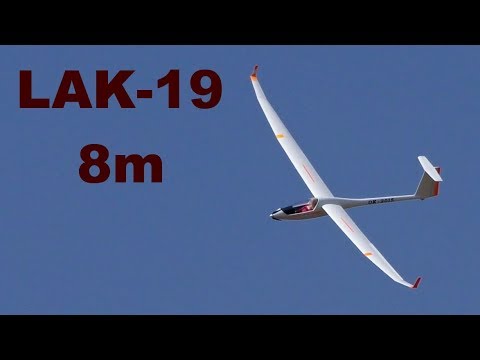 LAK-19, huge scale 8m RC glider, 2018