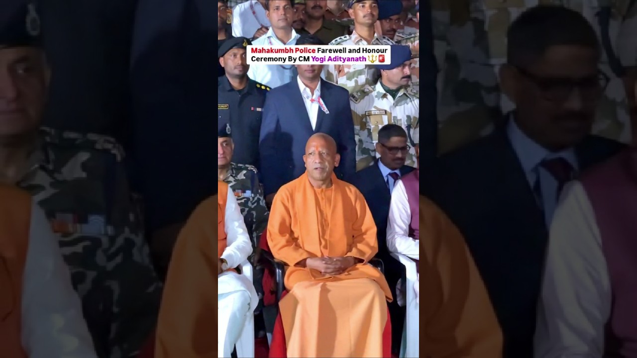 Lakhs of devotees took Amrit bath in Maha Kumbh #shortsvideo