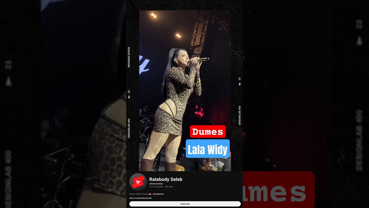 Lala Widy - Dumes #ratebody #artis #dangdut #koplo #shorts
