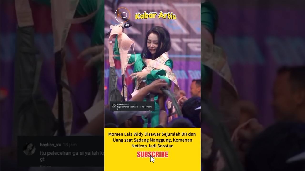 Lala Widy Disawer Pake BH oleh Penonton