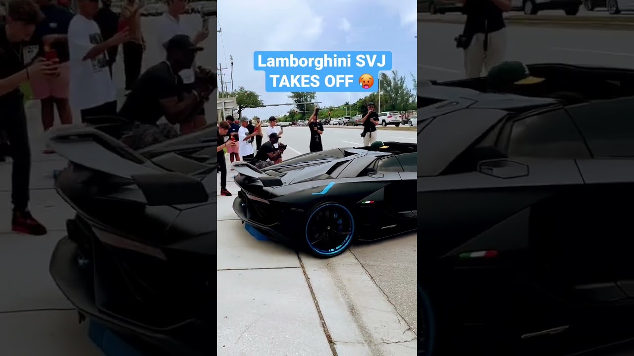 Lamborghini SVJ TAKES OFF!! 🥵
