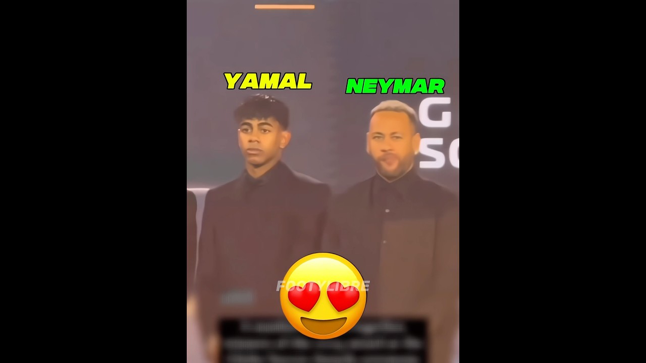 Lamine Yamal idolising Neymar 😍❤️