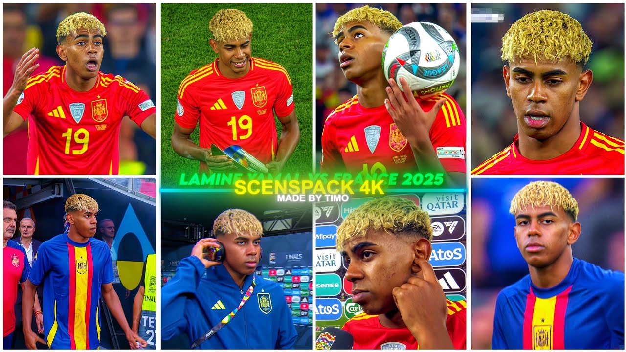 Lamine Yamal Vs France 2025 / RARE CLIPS ● SCENEPACK 4K ( With AE CC and TOPAZ )