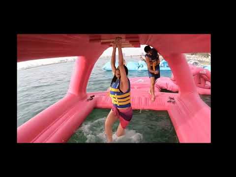 Lana rose hot feet  slip in water