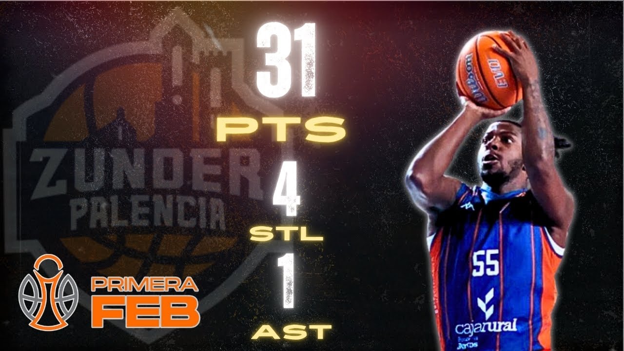 Lance Jones 31 PTS vs Palencia || Primera FEB Spain 27.09.2024.
