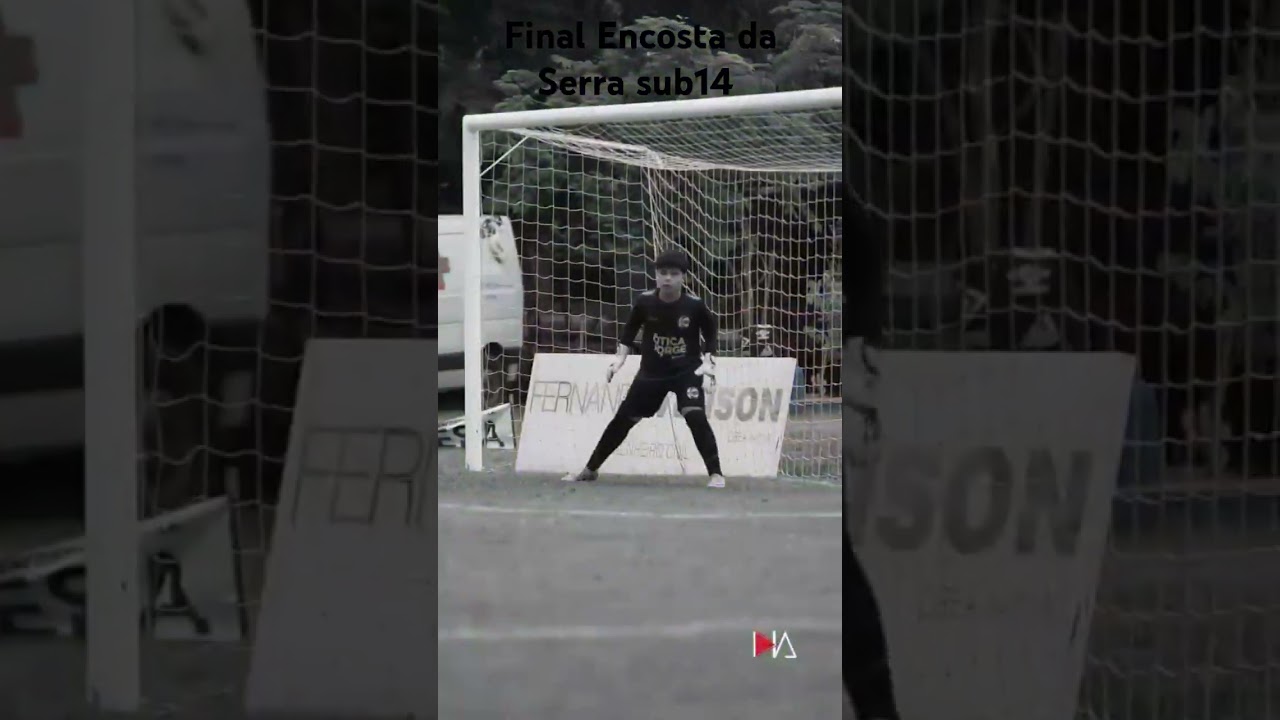 Lances da final da Encosta da Serra sub14. Campeão e goleiro menos vazado