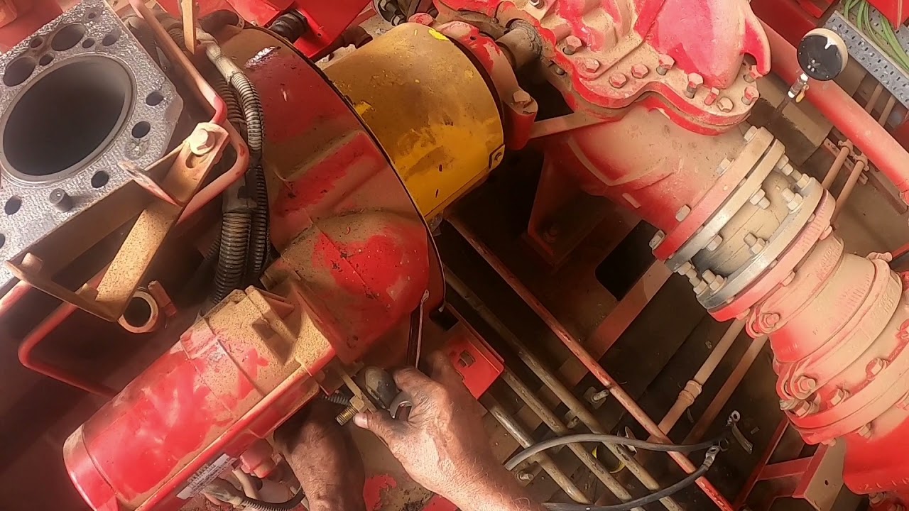 larrylopez Philippine garage  fire Pump CLARKE Engine full out for workshop