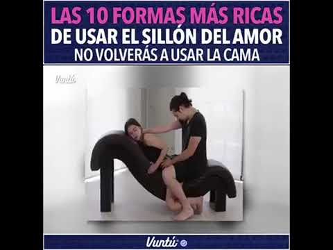 Las diez formas más ricas de usar el sillón del amor