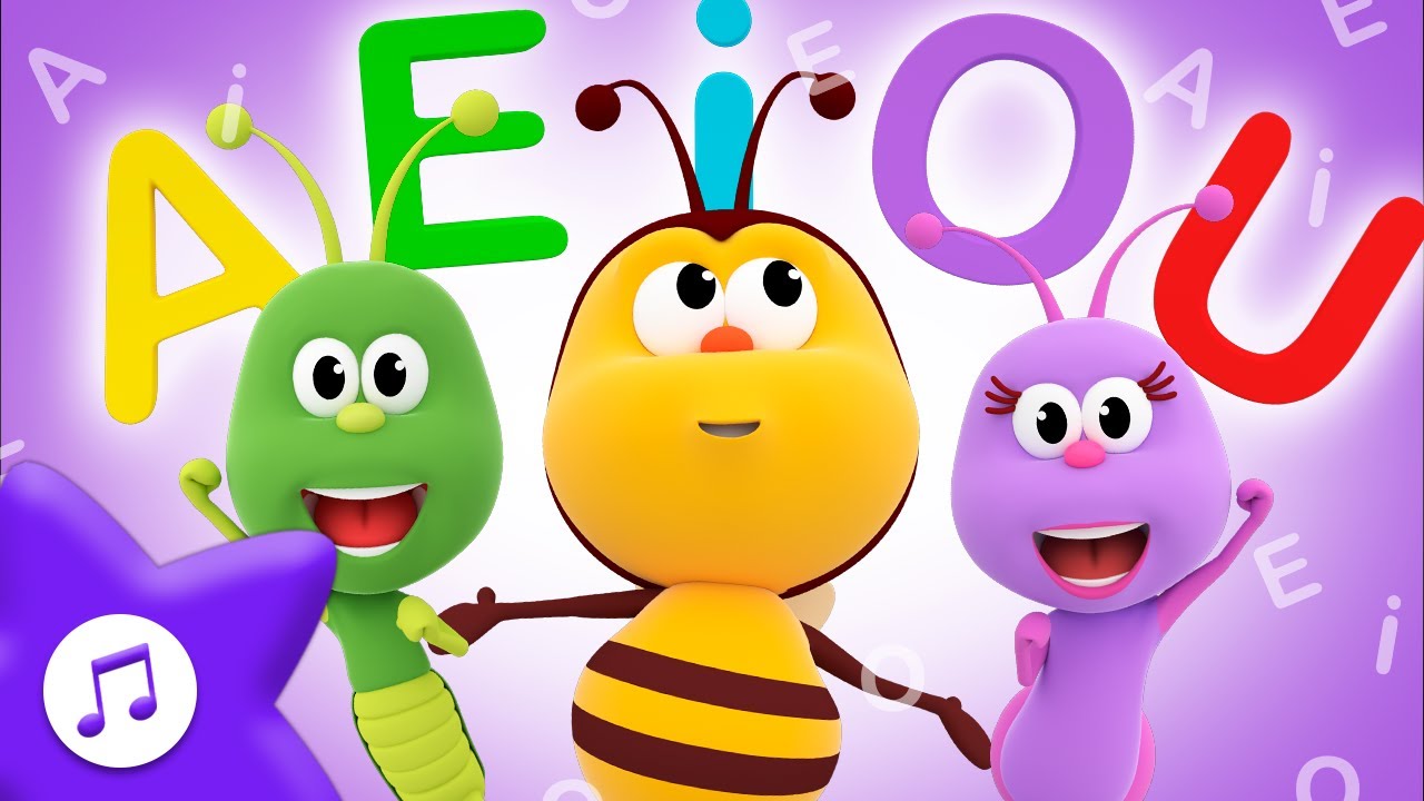 Las Vocales | Aprendizaje para Niños 🌈 CANCIÓN INFANTIL | Bichikids en español