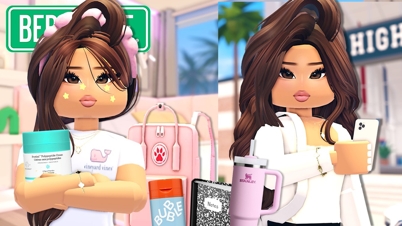 LAST DAY OF SCHOOL MORNING ROUTINE VLOG *VOICED* BERRY AVENUE
