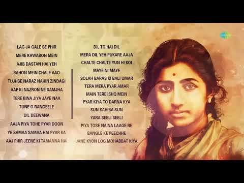 Lata Mangeshkar Songs | Lag Ja Gale Se Phir  Mere Khwabon Mein  Ajib Dastan Hai Yeh