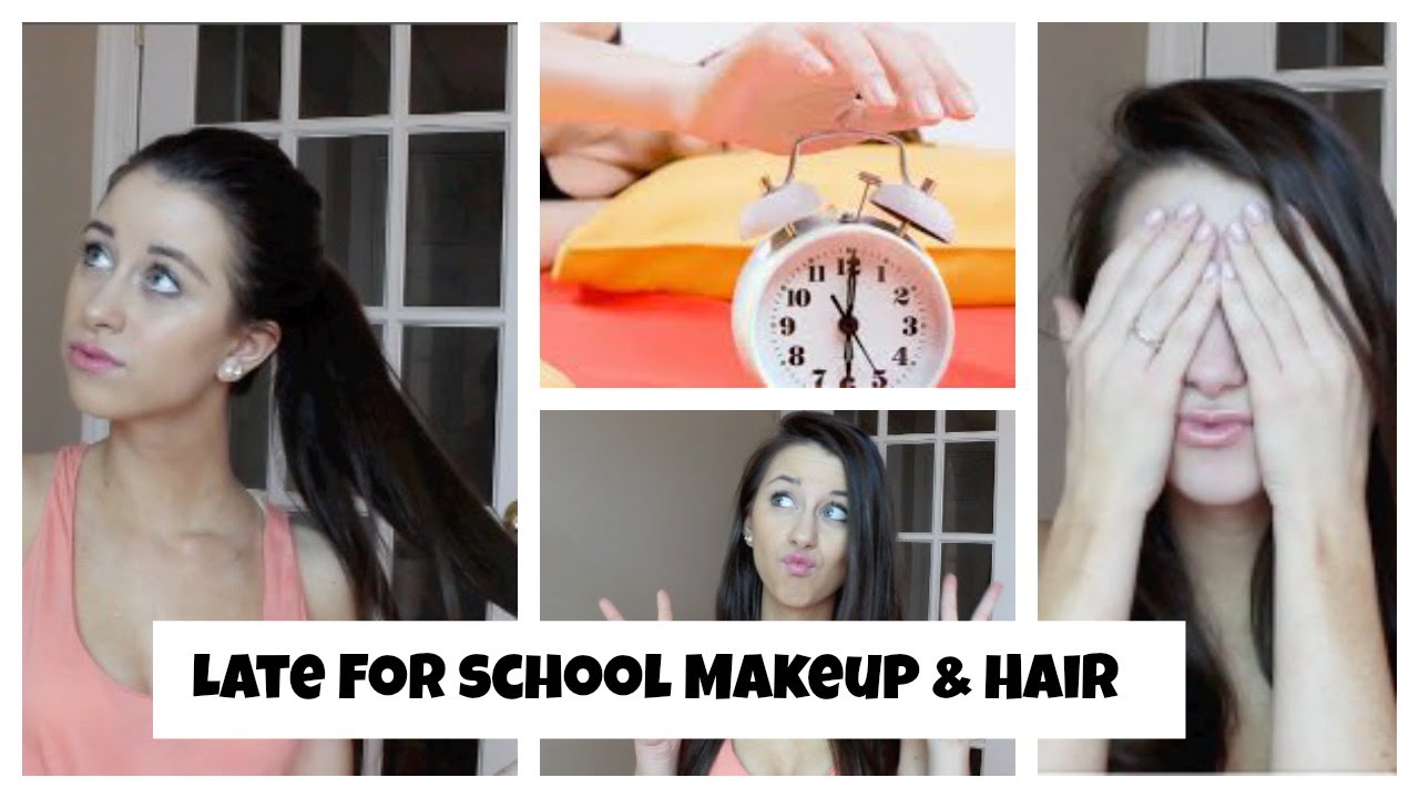 Late For School Makeup and Hair | BeautyAddict101