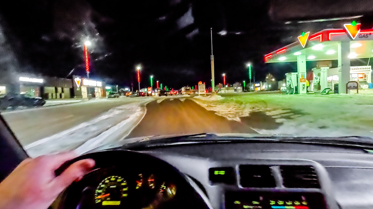 Late Night Winter Oil Change Adventure In My 1998 Toyota Rav4
