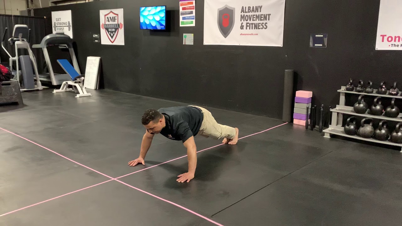 Lateral Plank Walk
