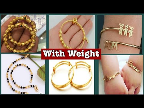 Latest Baby Gold Bracelet Design||Baby Bangles With weight||Cute Collection