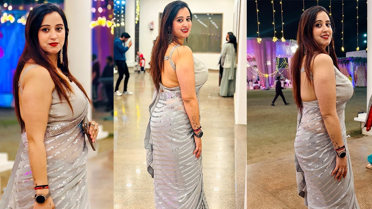 🤍Latest Backless Blouse Design🤍Grey Hot Blouse Design #sareefashion