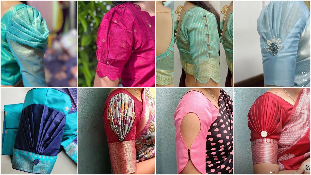 Latest blouse Sleeve Designs 2025 / Blouse Sleeve Designs Ideas / Baju Ki Design / Blouse Design