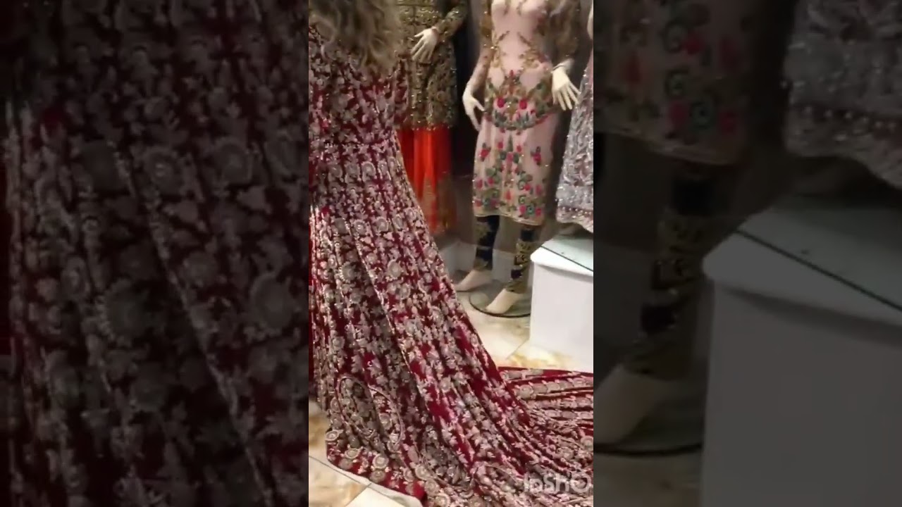 latest Bridal Dress long tail gown 2022
