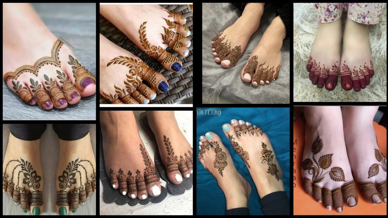 Latest Foot Finger mehndi design | Foot Finger mehndi designs photos 2024 | new Foot Mehndi design |