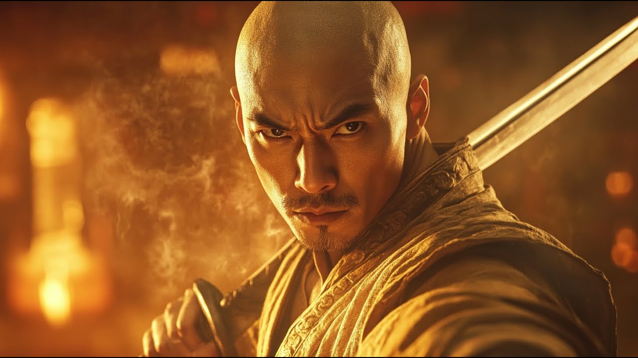 Latest kung fu movie: President is surrounded by assassins, Shaolin monk fights ten alone