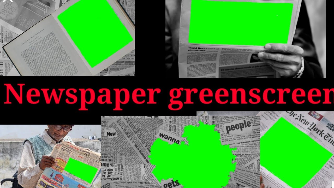 Latest Newspaper greenscreen |Transition|Paper greenscreen #greenscreen#newspaper#chromakey