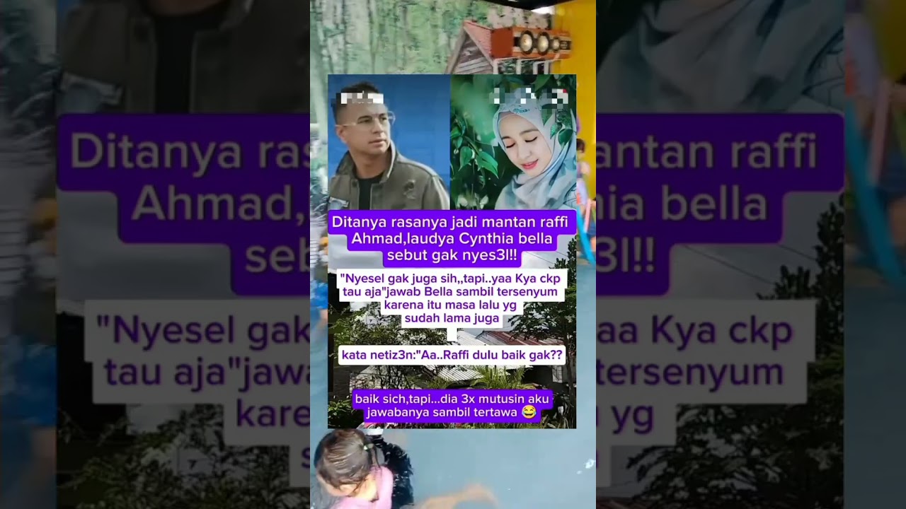 laudya Chintya Bella ditanya rasanya jd mantan Raffi Ahmad #raffiahmad #laudyachintyabella #trending