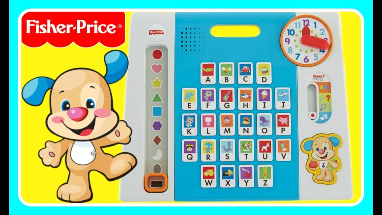 Laugh & Learn Puppy’s A to Z Smart Pad Fisher Price! Learn ABC Alphabet, Shapes, Colors! Educational