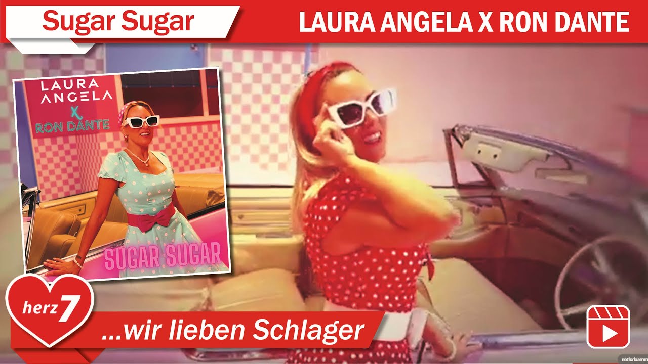 Laura Angela x Ron Dante (The Archies) - Sugar Sugar (Official Video) (7us/Herz7)