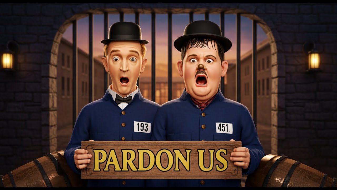 Laurel Hardy | Pardon Us (1931) Color | Prison Break Laughs | Original title - Sous les verrous |