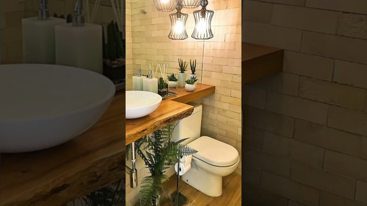 LAVABO PEQUENO E LINDO #lavabo #lavabos #decoration #shorts #vizinhas #decoração #decor #design