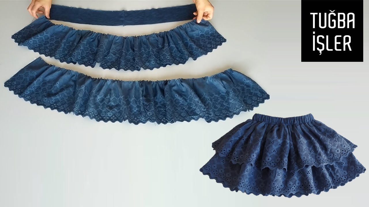 Layered Skirt Cutting and Sewing | Tuğba İşler