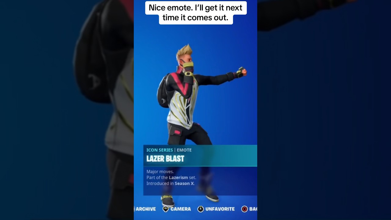Lazer Blast: last seen… #fortnite #gaming #fortniteemote #shorts