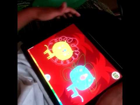 Lazoo app on Jayden's iPad mini