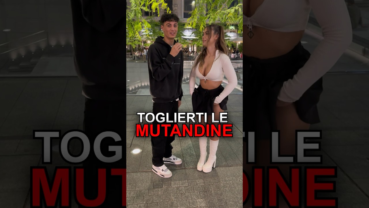 Le ho fatto togliere le mutande😂😂 #comedy #funny #milan #prank #maranza