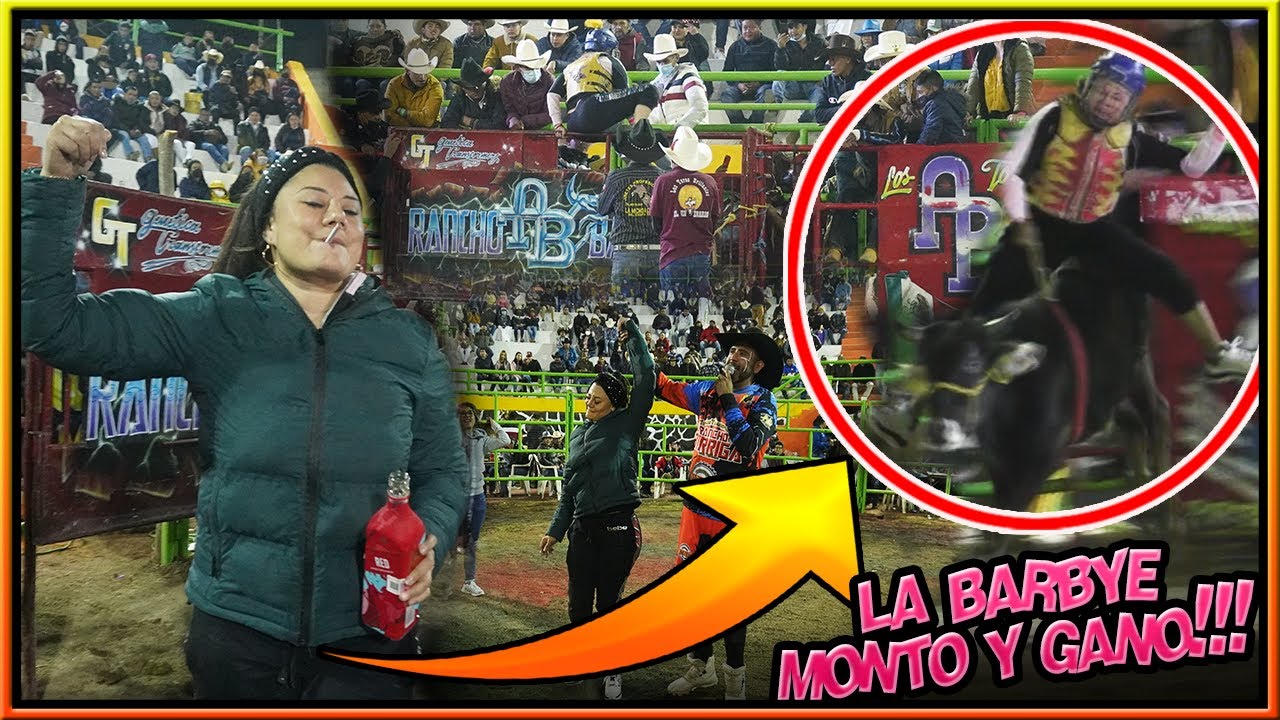 ¡¡¡Le Monta Al Toro La Barby3 Sexy  y Esto Paso!!!#JuegosDeJaripeo