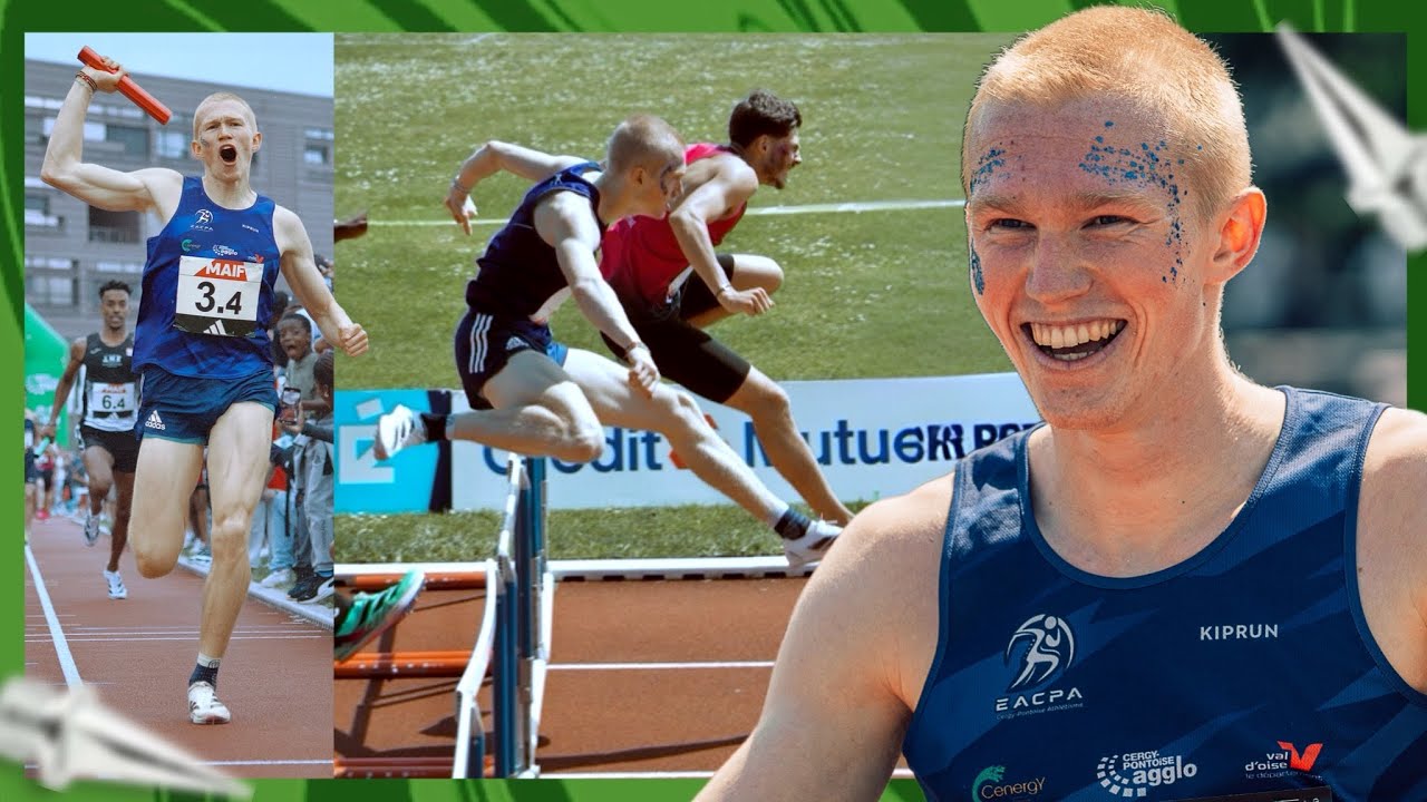 Le retour des Interclubs - Rentrée estivale (400m haies et relais 4x400m) Lucas VIVIN.