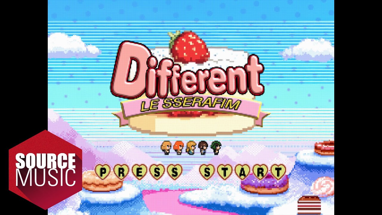 LE SSERAFIM (르세라핌) 'DIFFERENT (English ver.)' Official Visualizer