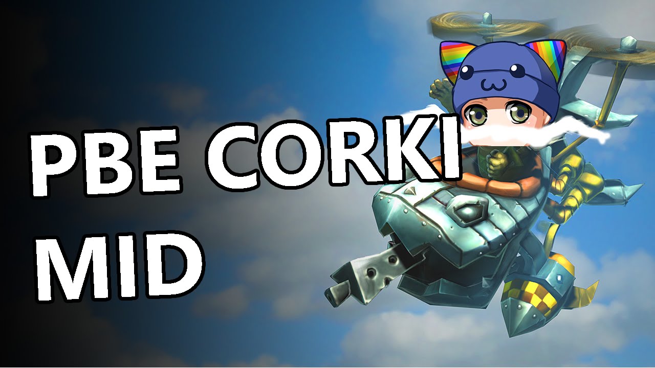 League of Legends - PBE Reworked Corki Mid - Full Gameplay Commentary