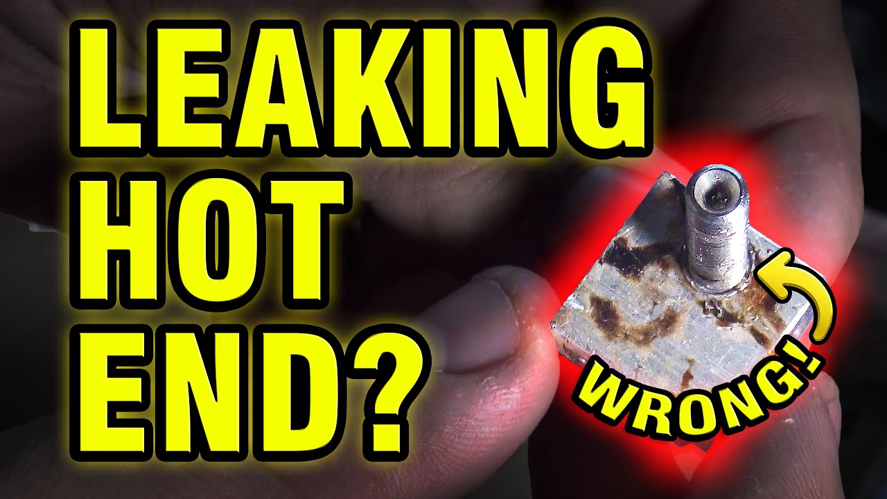 Leaking 3D Printer Hot End Fix!