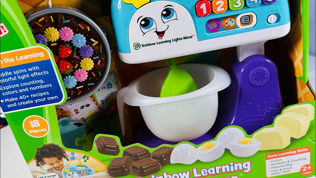 LeapFrog Rainbow Learning Lights Mixer FULL VIDEO #mixer #baking #leapfrog #asmr