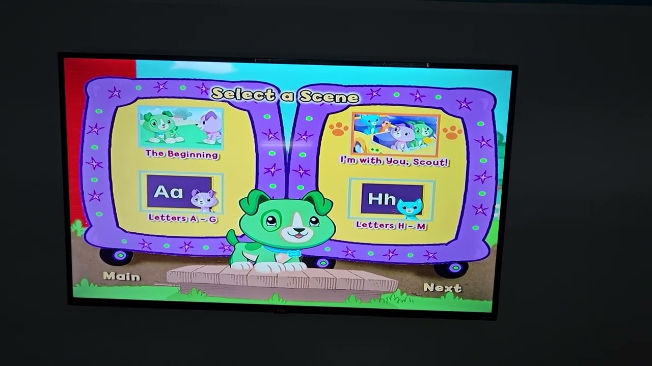 Leapfrog Scout & Friends Phonics Farm DVD Menu Walkthrough