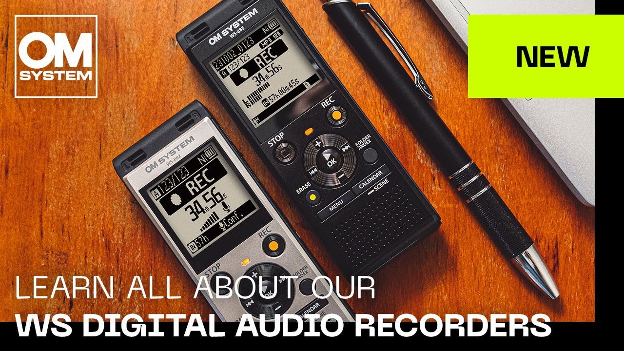 Learn all about our OM SYSTEM / Olympus WS Digital Audio Recorders