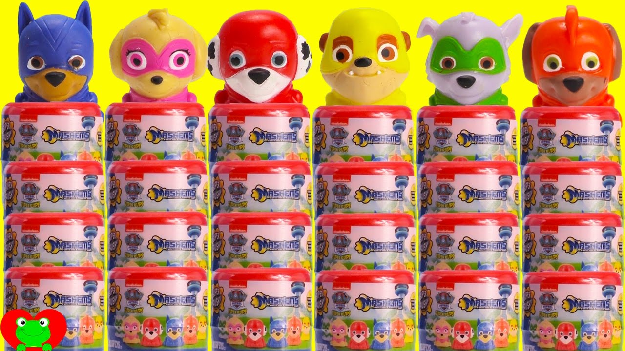Learn Colors with Paw Patrol Super Pup Mashems
