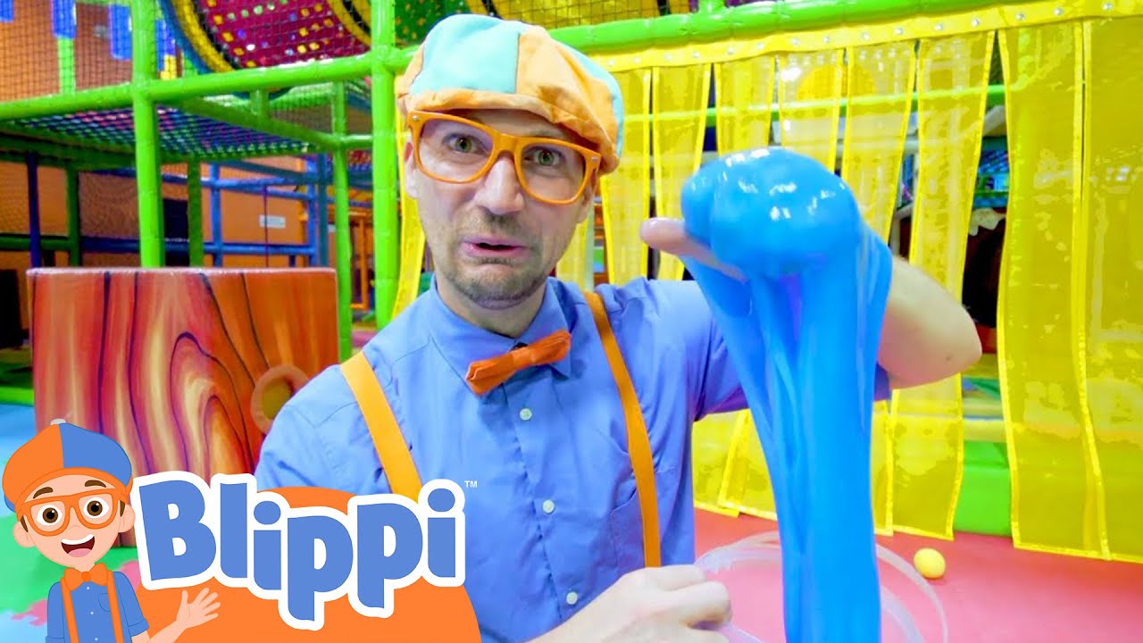Learn Five Senses With Blippi & More at The Indoor Kids Playground | Educational Videos For Toddlers