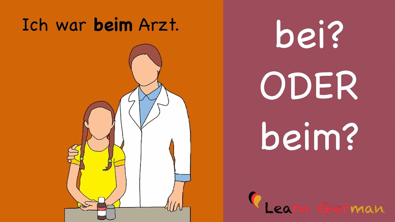 Learn German | Common Mistakes in German | bei oder beim? | A1 | A2