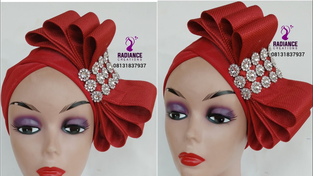 Learn how to make this BEAUTIFUL TURBAN ll Radiance Creations.