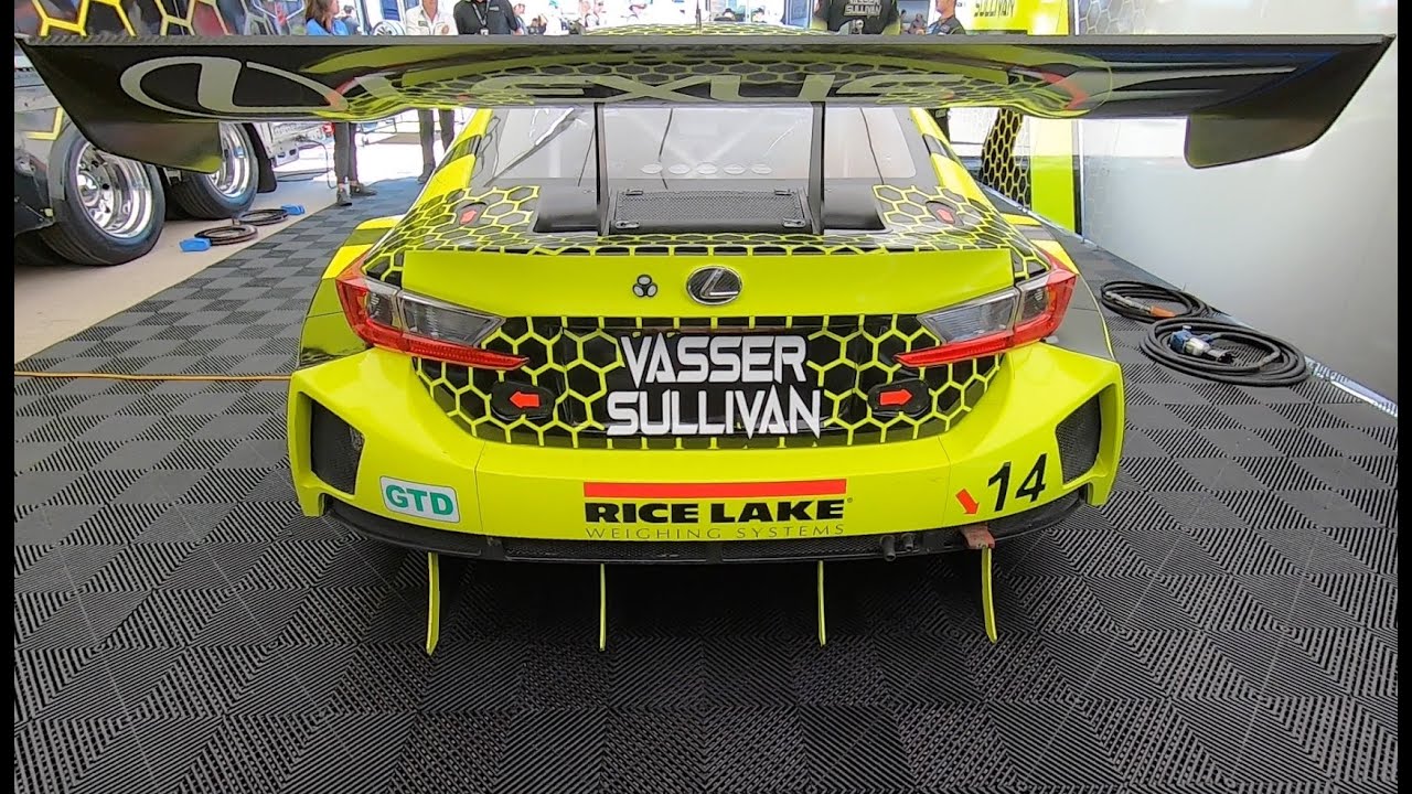 Learn Incredible Detail about the Lexus RC F GTD race car! Walkaround with me and the team manager