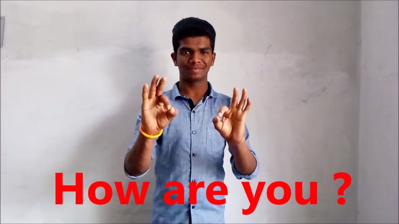 Learn Indian Sign Language - lesson 5 (Greetings)
